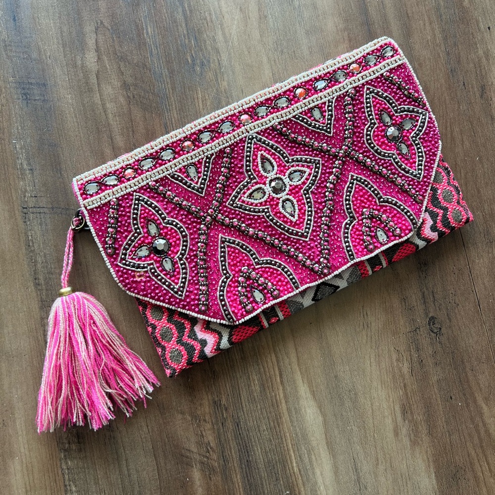 Hand made clutch
